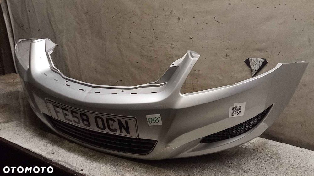 ^ ZDERZAK PRZÓD PRZEDNI DO OPEL ZAFIRA B LIFT FL Z157 SREBRNA - 2
