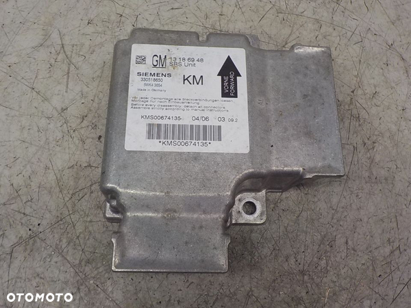 OPEL VECTRA MODUŁ SENSOR AIRBAG PODUSZEK SIGNUM 13186948