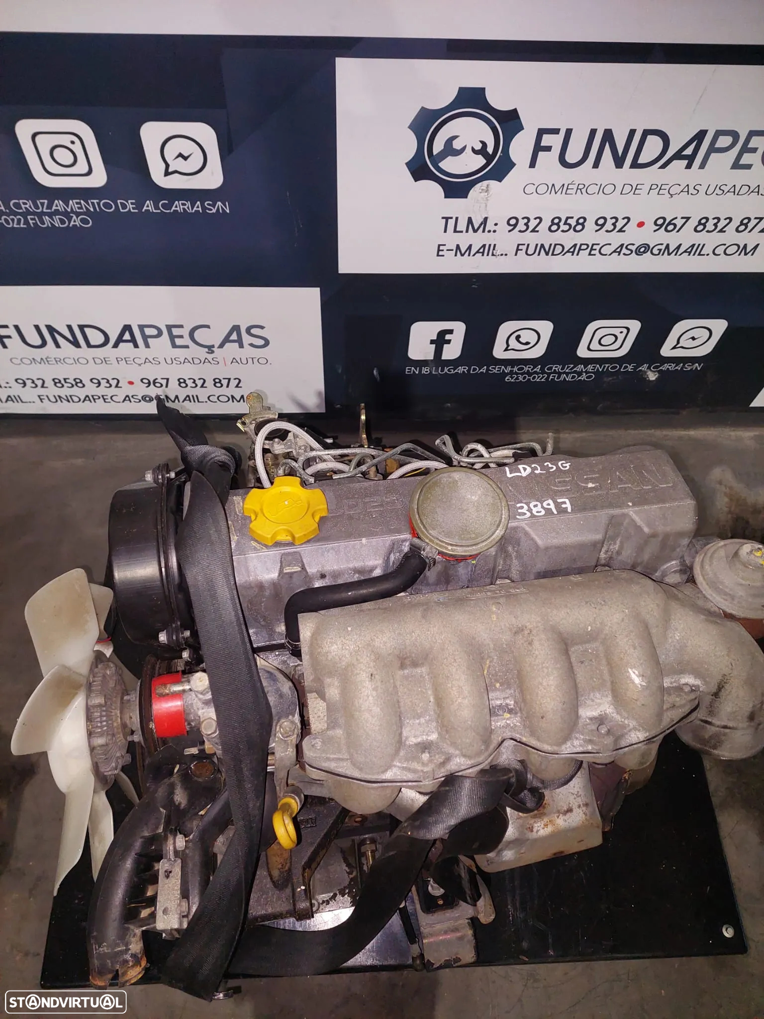 Motor Nissan Vanete 2.3D 75cv Ref: LD23G - 3