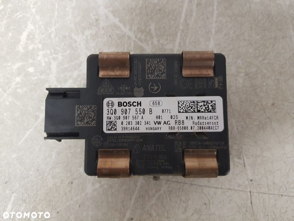 RADAR DISTRONIC SENSOR VW SKODA SEAT 3Q0907567A 3Q0907550B - 2