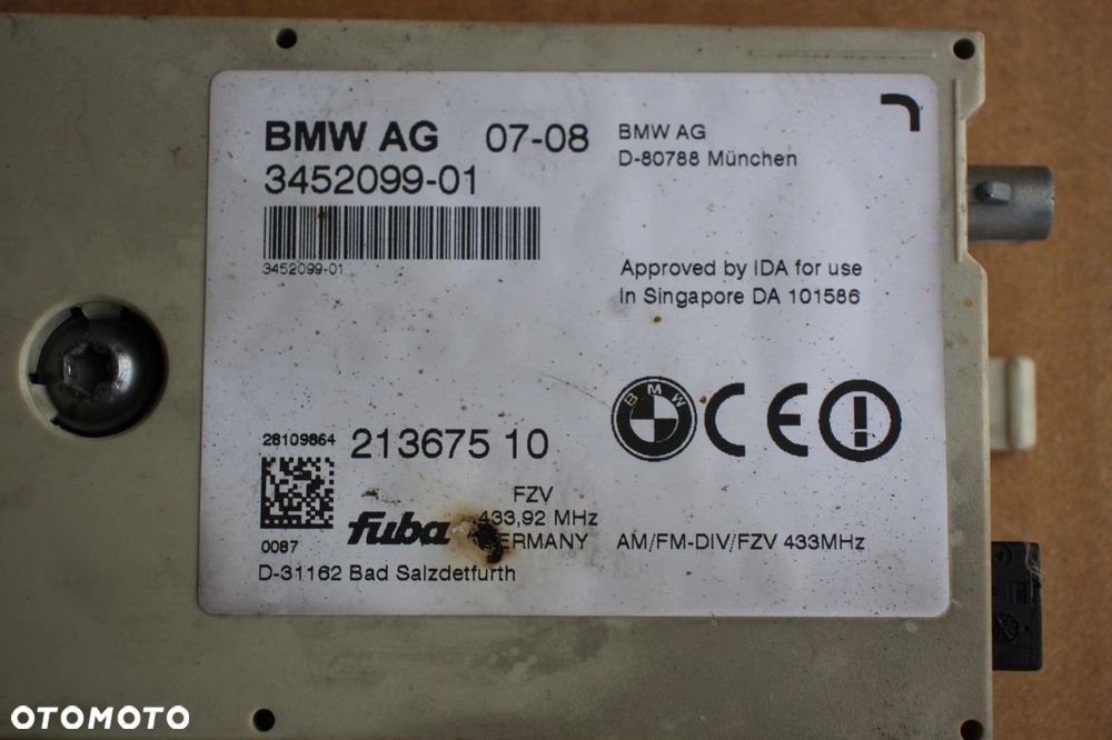 Wzmacniacz anteny antena BMW X3 E83 LCI 3452099 DIVERSITY - 2