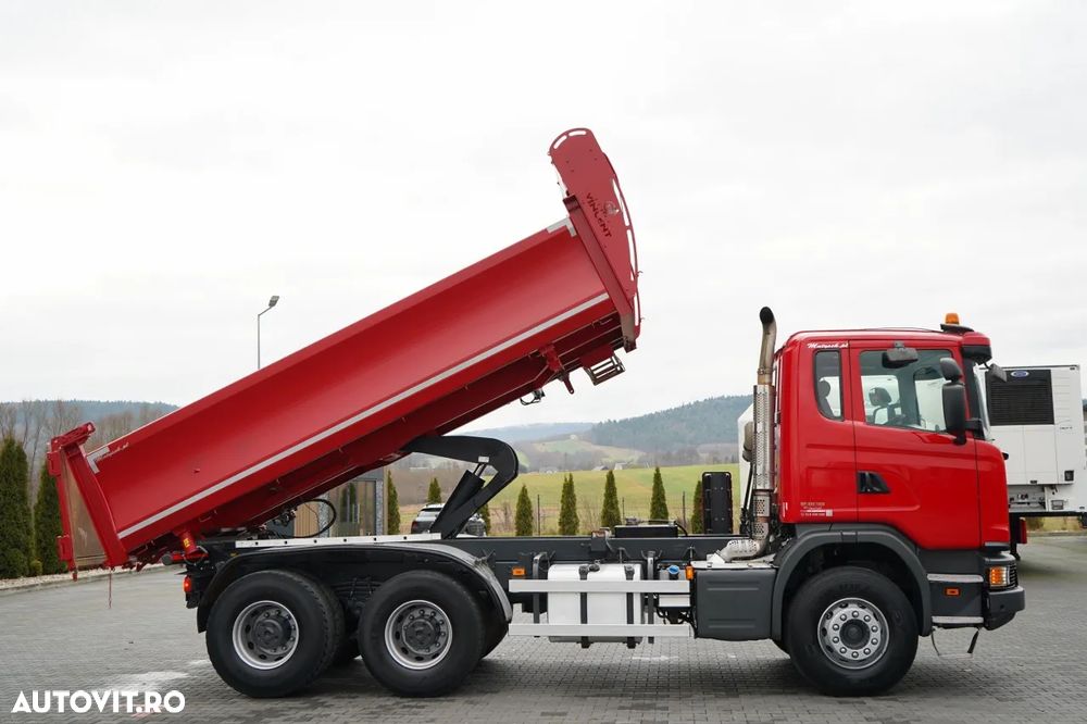 Scania G 370 / 6x4 / BASCULĂ DUBLU / HYDRODOLTA / BOARDMATIC / AUTOMATĂ / EURO 6 - 5