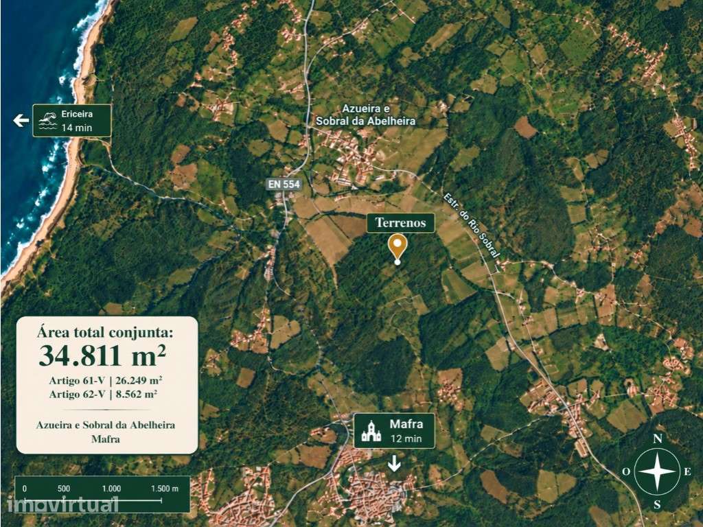 Terreno florestal contíguo | Mafra | Investimento - Grande imagem: 2/7