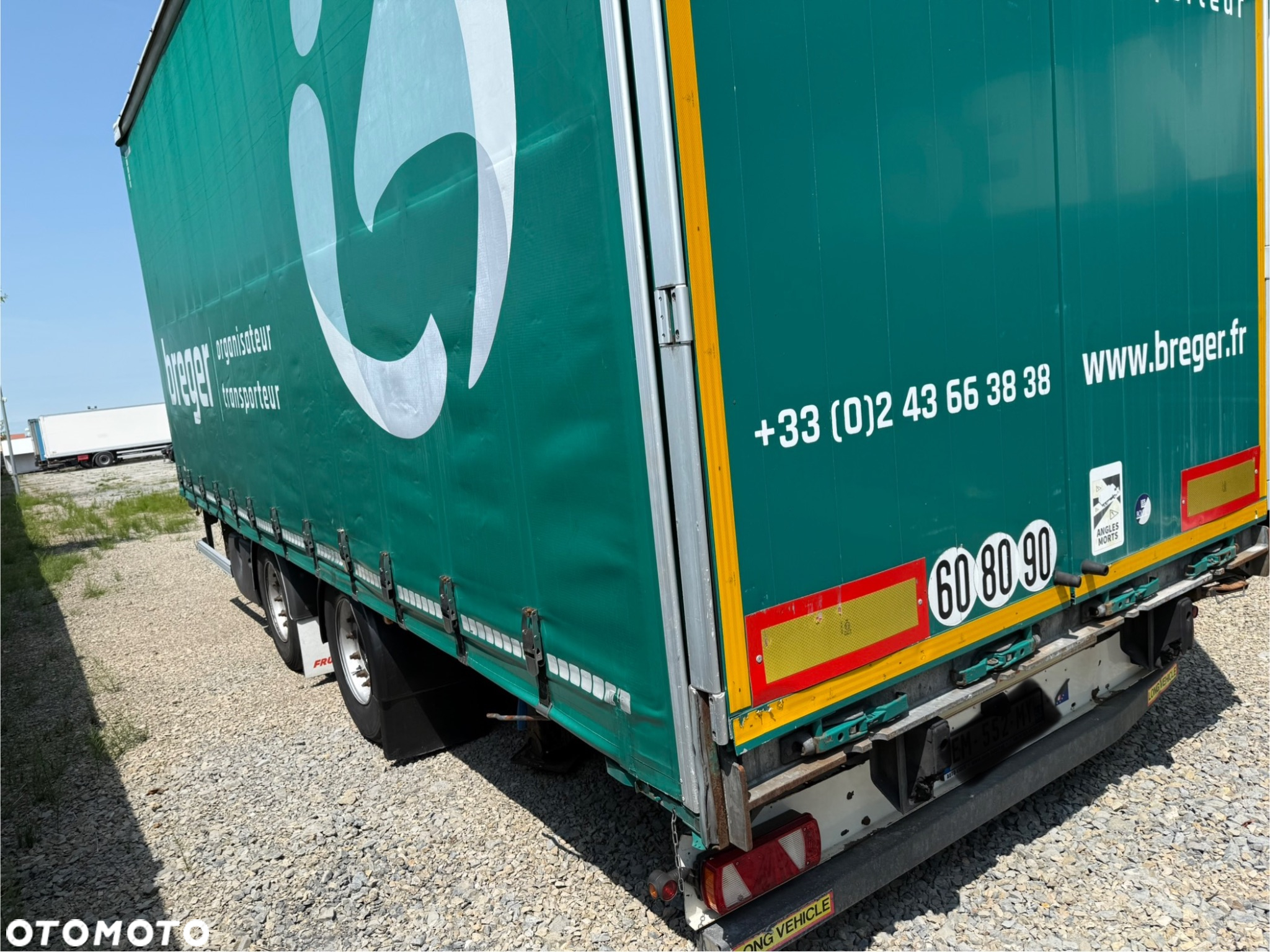 Fruehauf FRUEHAUF / 2 OSIE / OCYNK / SAF INTRAX / REGULACJA WYSOKOŚCI / BOKI I DACH ZSUWANE / Z FRANCJI / STAN BDB / / / - 14