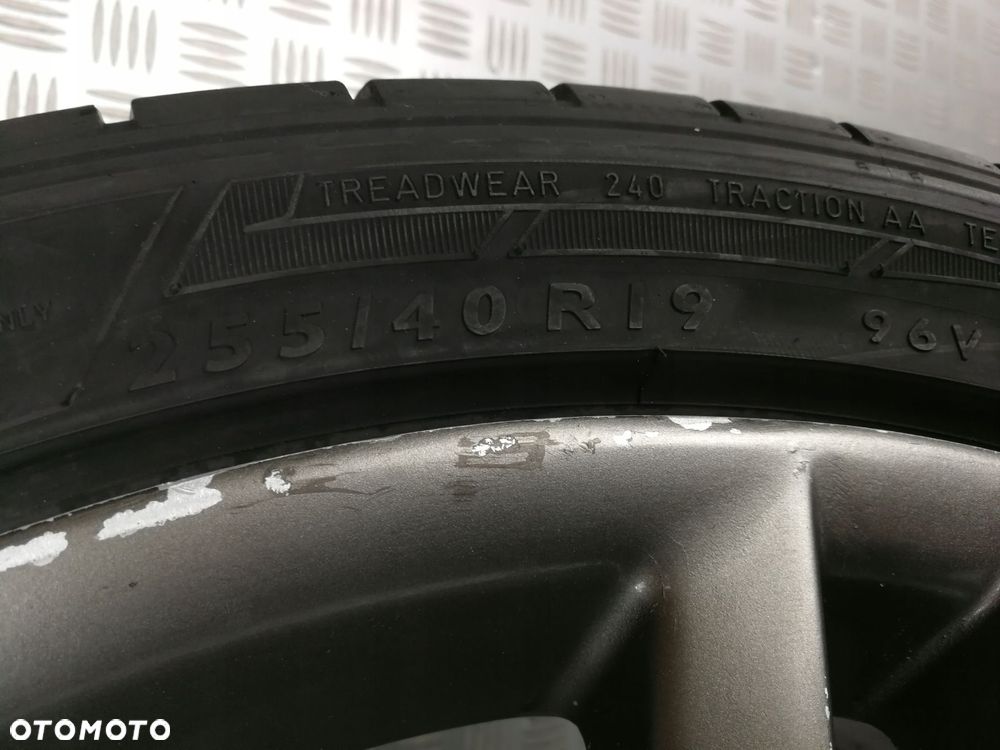 255/40R19 96V DUNLOP koło felga aluminiowa 19x8 5X112 19" ET45 VW PHAETON - 9