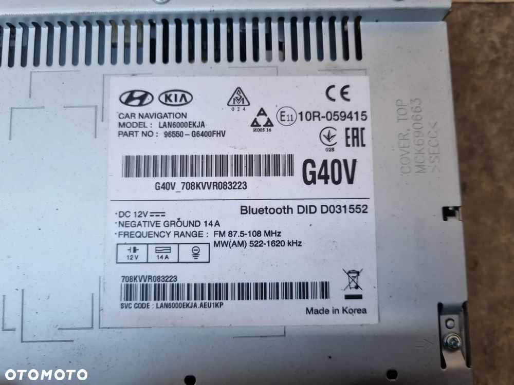 KIA PICANTO III NAWIGACJA EKRAN - 8