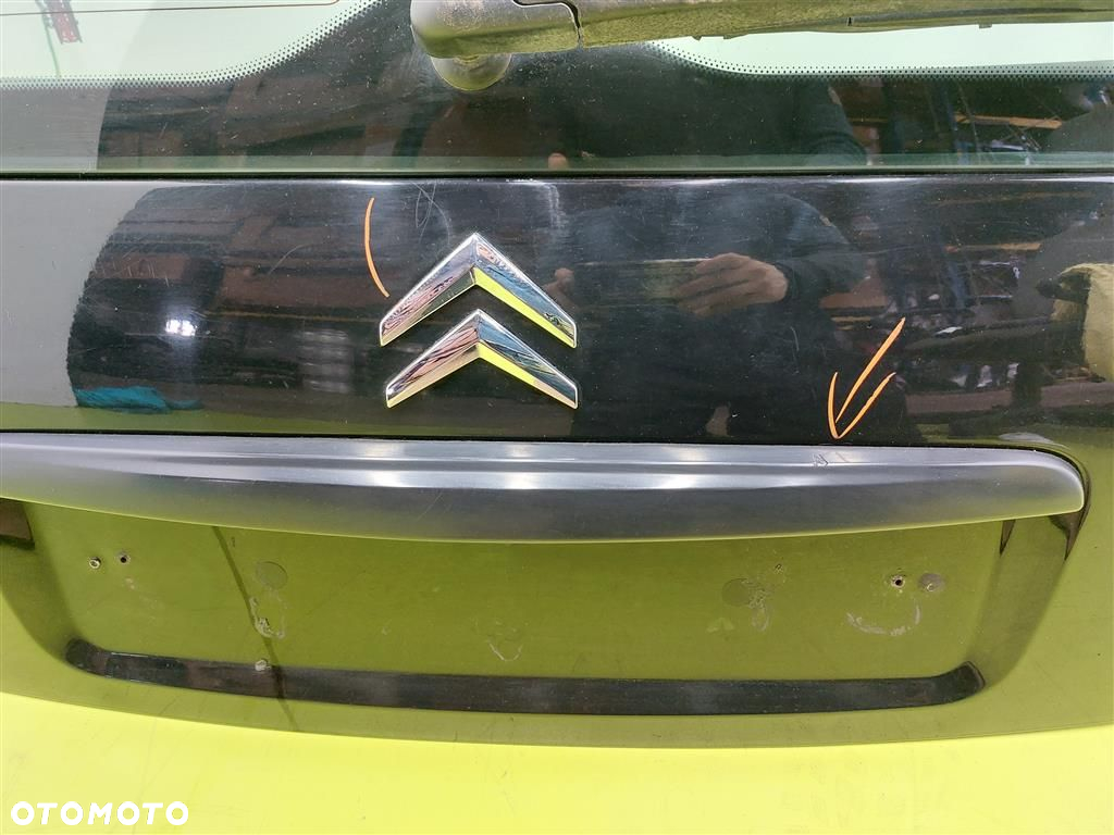 Klapa tył tylna SZYBA Citroen C3 I 2005-2009LIFT LAK:l EXYB CZARNA - 3