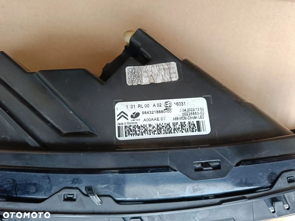 Lampa przednia lewa prawa LED Citroen c-3 c3 lift AIRCROSS reflektor prawy lewy - 4