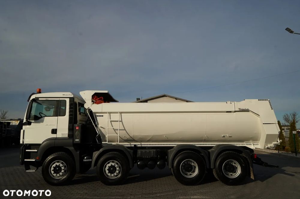 MAN TGS 35.440 / 8X4 / WYWROTKA TYLNOZSYPOWA / HYDROKLAPA / MANUAL  / EURO 5 - 9