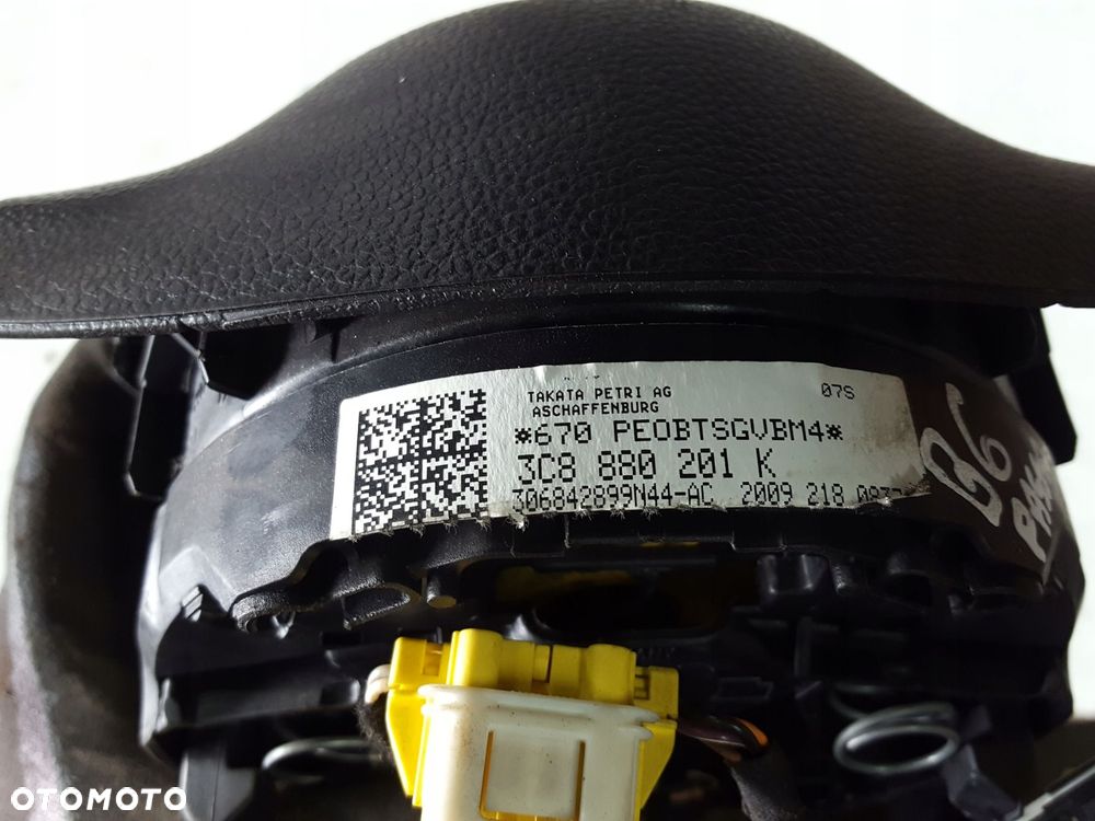 VW PASSAT B6 09r PODUSZKA AIRBAG KIEROWCY 3C8880201K - 4