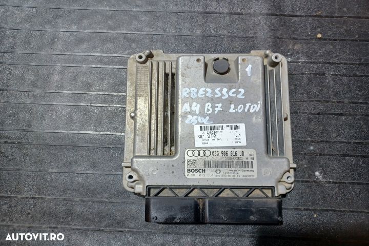 Calculator motor ECU 03G906016JD 0281012654 - 2.0 TDI 03G906016JD 028 - 1