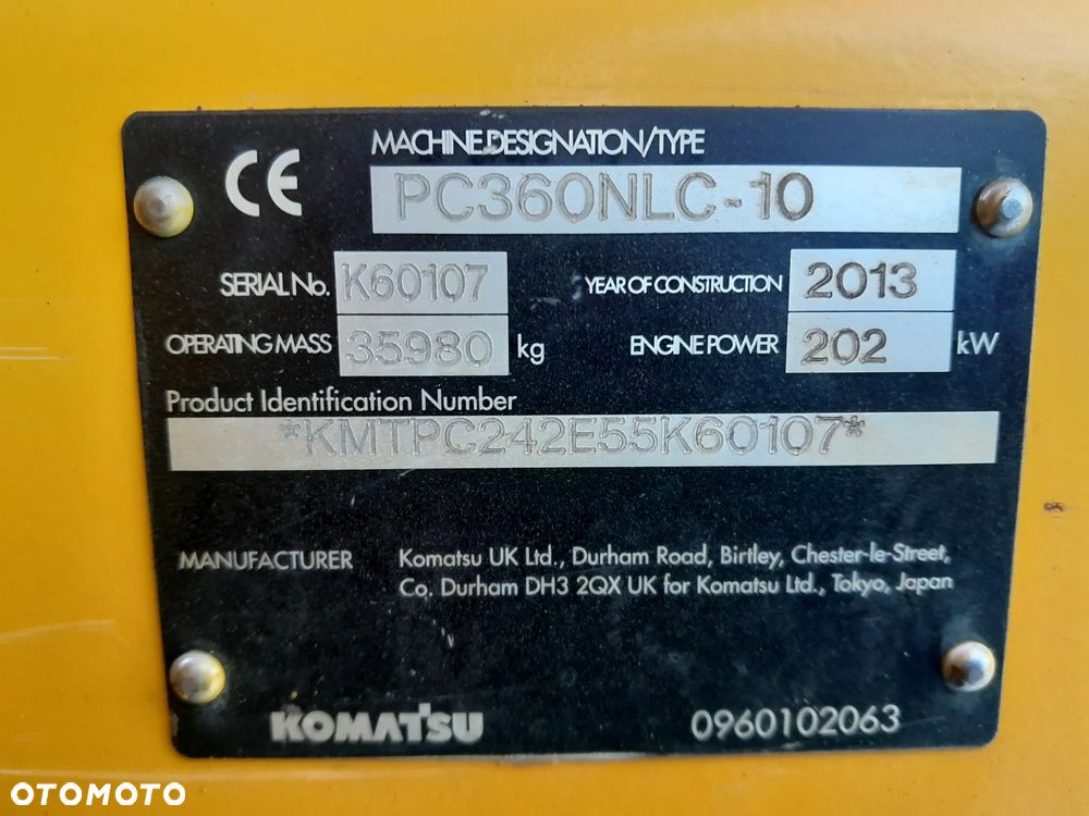 Komatsu PC 360 NLC -10 - 5
