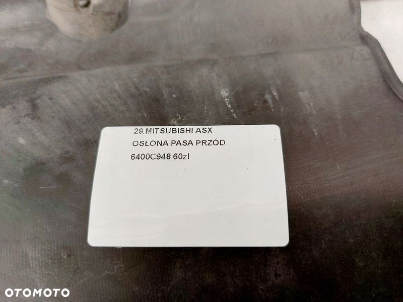 mitsubishi asx 1 i osłona pasa przedniego przód 6400c948 - 10