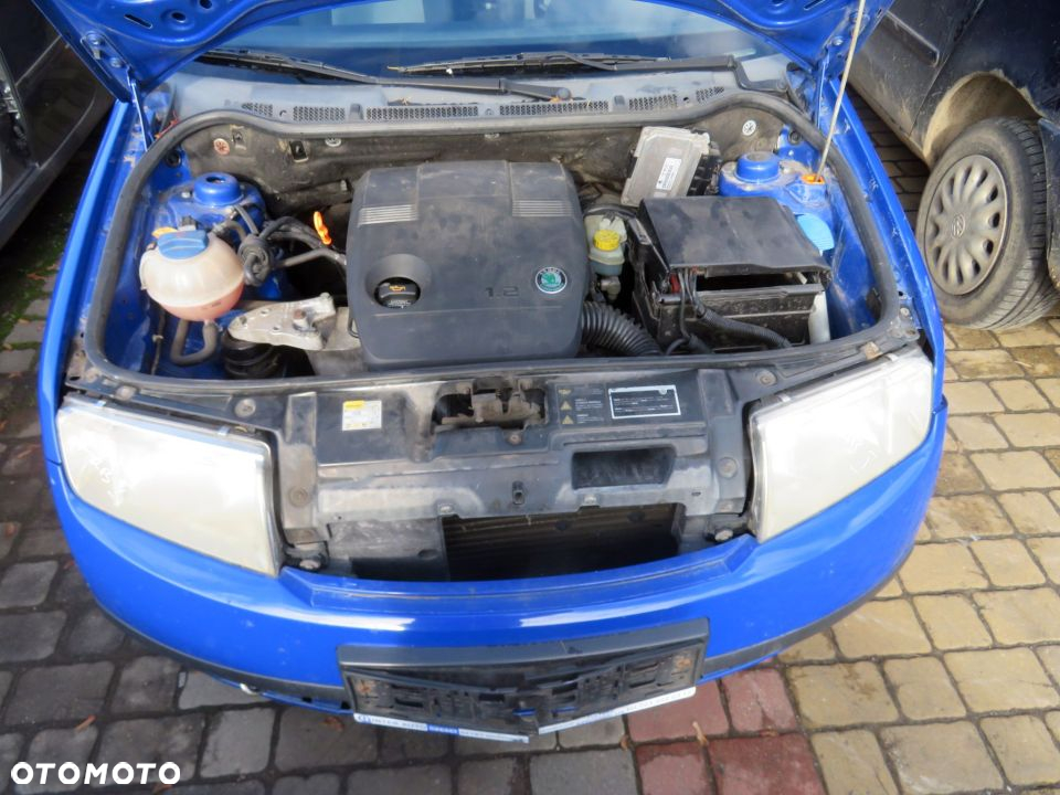 MASKA ZDERZAK BŁOTNIKI LAMPY FABIA I 6Y LIFT 4590  SKODA 2004-2008 NIEBIESKI PRZÓD KOMPLETNY - 19