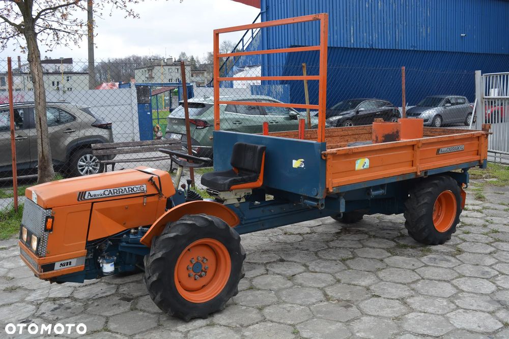 ANTONIO CARRARO UNITRANS Tipo 4800 _SOLIDNY TRAKTOREK 4x4 z PRZYCZEPĄ 3 STRONNA WYWROTKA BLOKADY REDUKTOR BIEGI SZOSOWE TERENOWE-WOM - 5