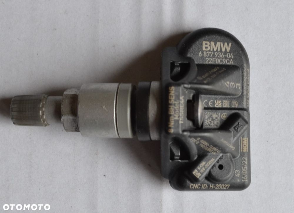 CZUJNIK CIŚNIENIA TPMS BMW G20 G30 F40 F44 G23 G11 G12 G01 G02 G05 C-350 - 1