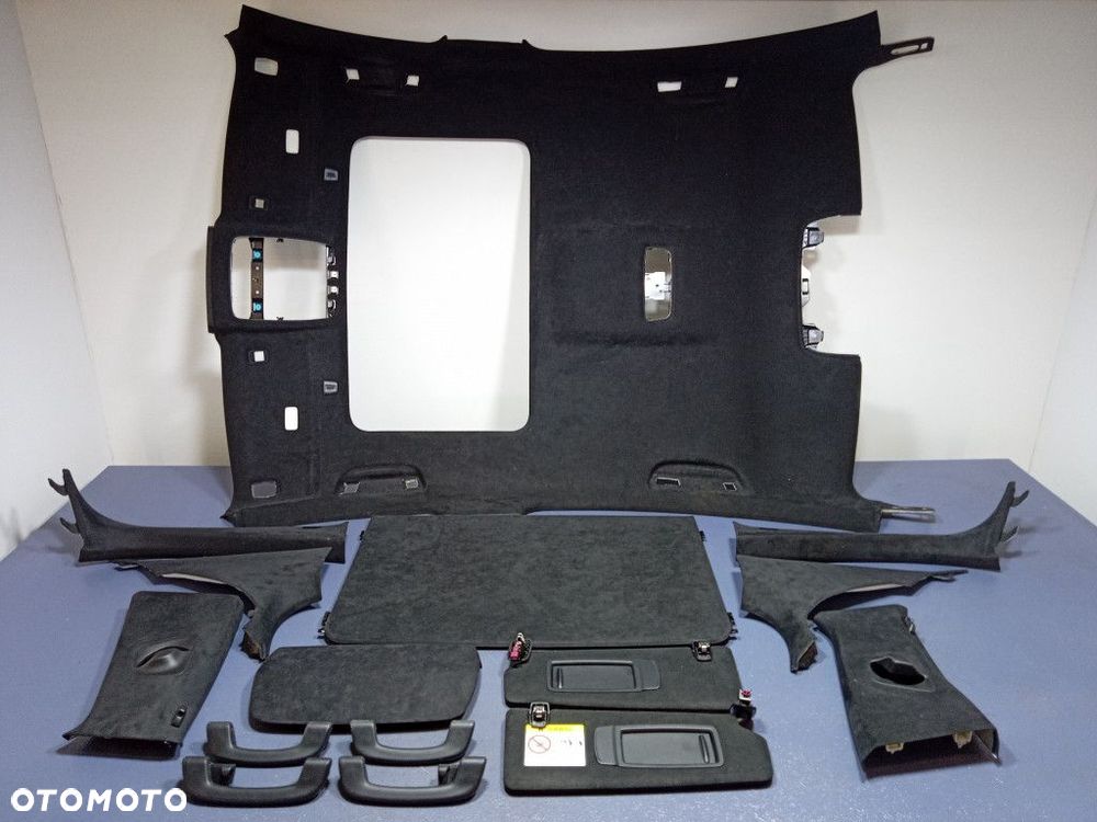 BMW 5 G30 PODSUFITKA CZARNA ALCANTARA SZYBERDACH - 1