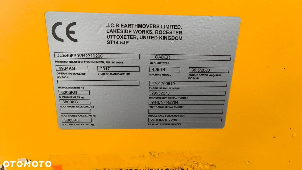 JCB 406 T4 - 10
