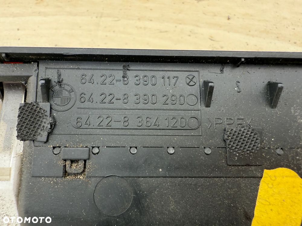KRATKA NAWIEWU BMW E38 TUNEL TYŁ ŚRODKOWA TYLNA 8390117 8390290 8364120 - 5
