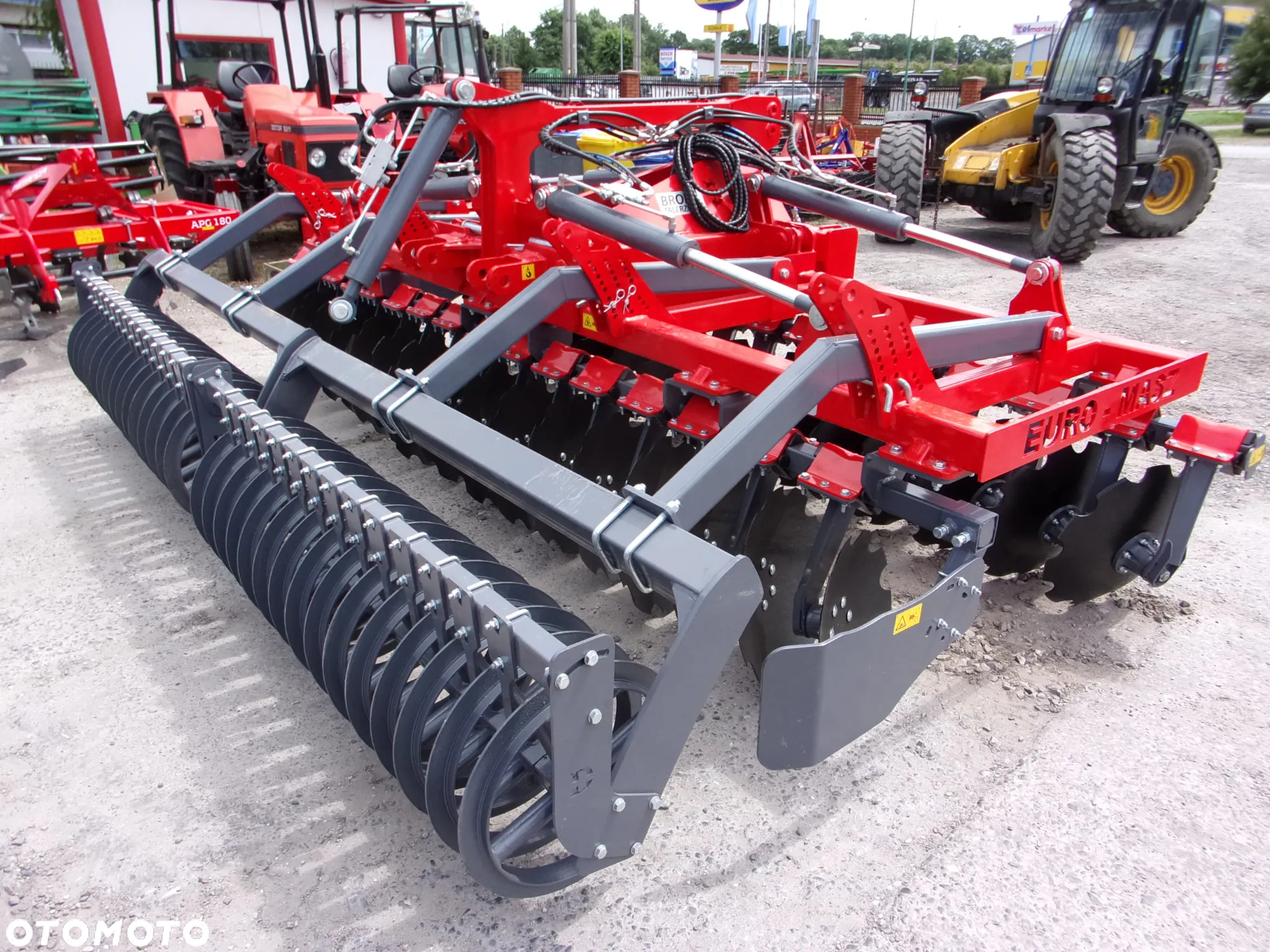 Inny Agregat uprawowy, brona talerzowa ciężka hydraulicznie składana BTCH Euro-Masz 4,0 metry, Agregat uprawowo siewny talerzowy ATUS-300 METANGA z wałem oponowym - 5