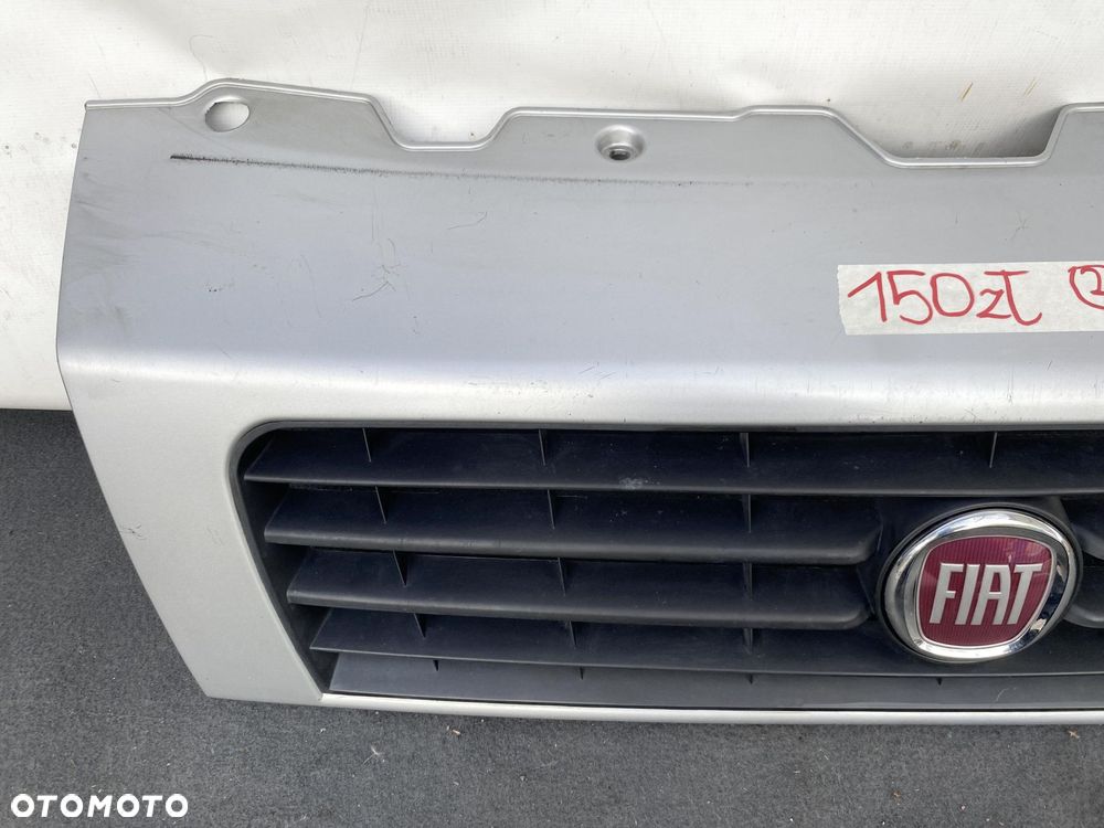FIAT DUCATO 06- ATRAPA GRILL MASKOWNICA CHŁODNIC SREBRNA NOWY EMBLEMAT - 5