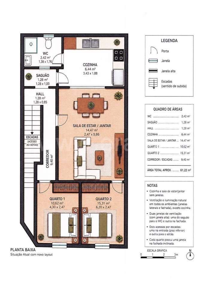 Apartamento T2 / Covilhã, Covilhã - Grande imagem: 2/14