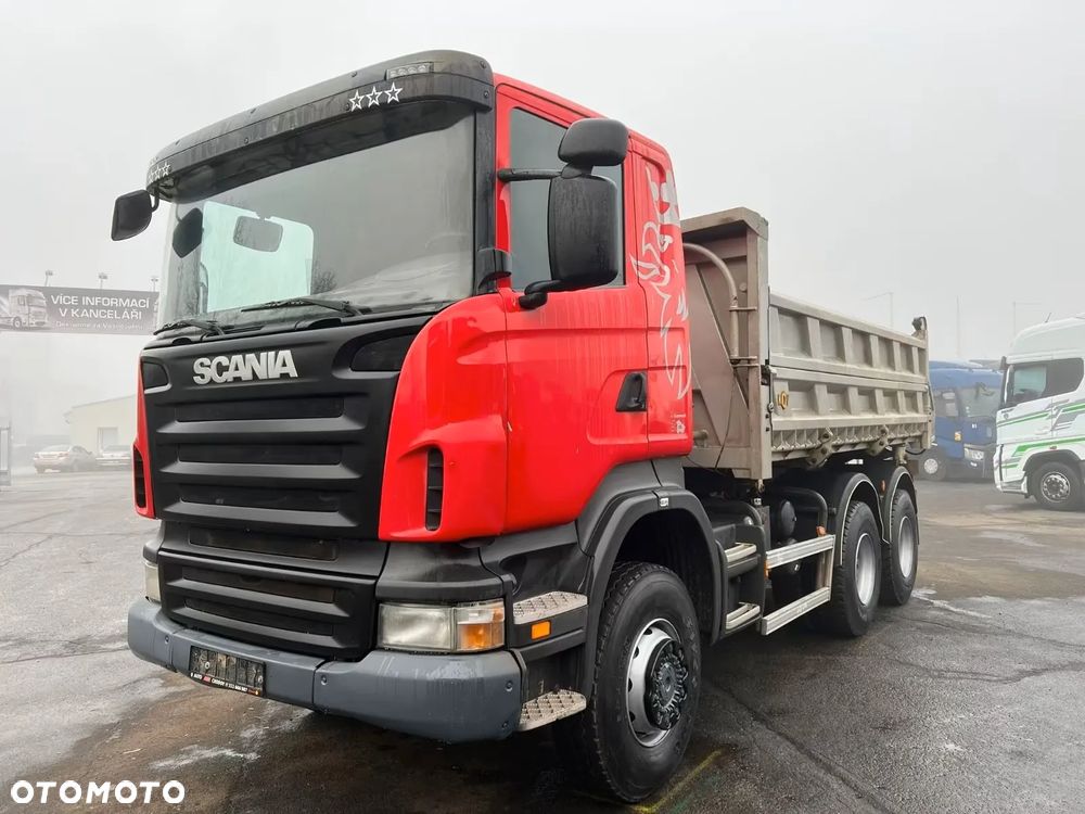 Scania R420 6x6 Hydroburta , stały napęd , zabudowa KOV, niski przebieg 320 tys km , wywrotka, zaczep do przyczepy, - 1