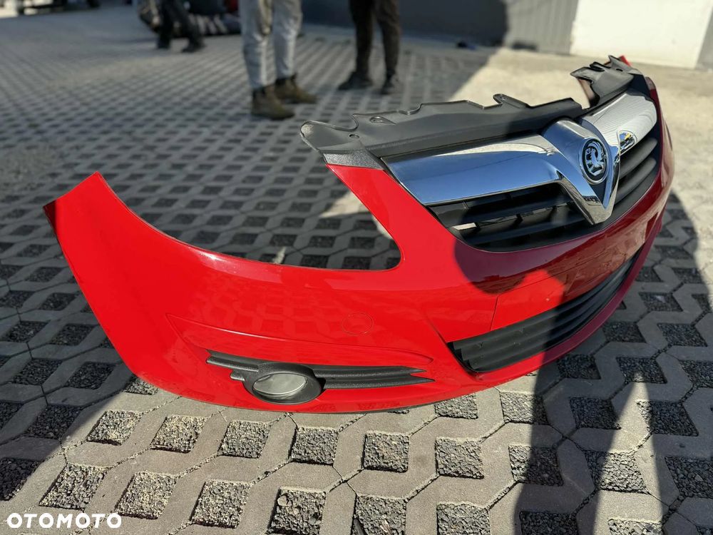 Opel Corsa D Zderzak przedni przód Z547 kompletny halogeny grill - 10