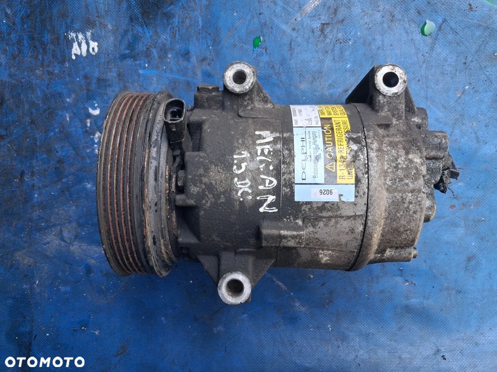 Kompresor Klimatyzacji DELPHI 8200050141 1.4 16v 1.6 16v 1.5 DCI Renault Dacia Nissan Qashqai Megane 1 Megane 2 Scenic  Almera 8200316164  8200050141  01139026  8200660110  8200600110  7711135105  8200470242 - 2