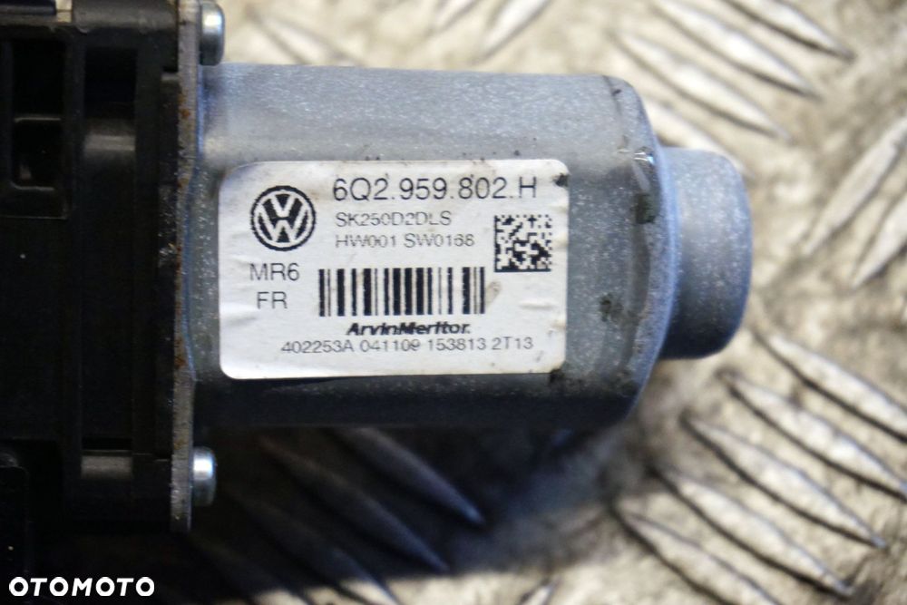 SILNICZEK SZYBY LEWY PRZÓD FABIA II 545 6Q2959802H SKODA 2006-2010 - 3