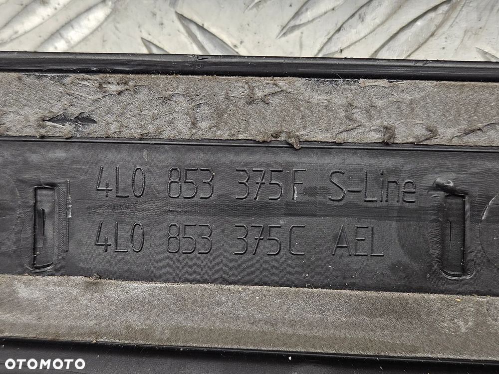 AUDI Q7 4L LIFT 09-15R LISTWY NAKLADKI OZDOBNE PROGOWE PROGOW S-LINE KOMPLET 4L0853376F 4L0853375F 4L0853374E 4L0853373E - 5