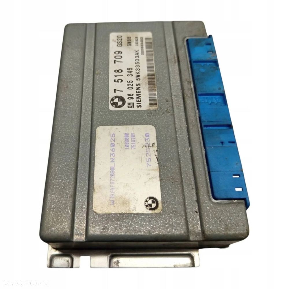 STEROWNIK MODUŁ SKRZYNI BIEGÓW BMW E46 E39 E53 7518709 ORYGINAŁ - 5