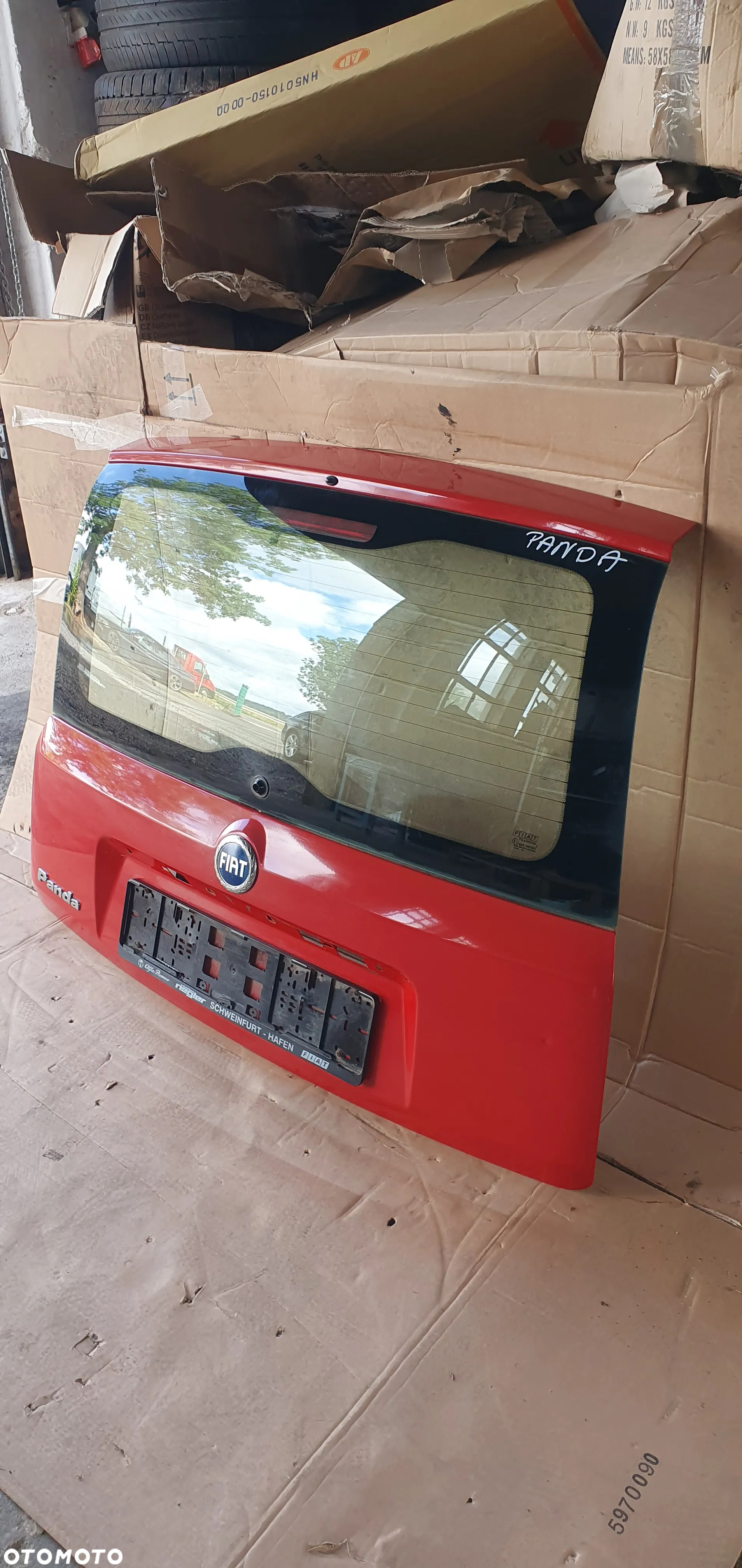 Klapa bagażnika tył tylna Fiat Panda II - 5
