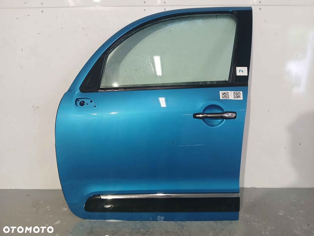 + DRZWI PRZÓD PRZEDNIE LEWE CITROEN C3 PICASSO KGWC NIEBIESKIE BŁĘKITNE - 1