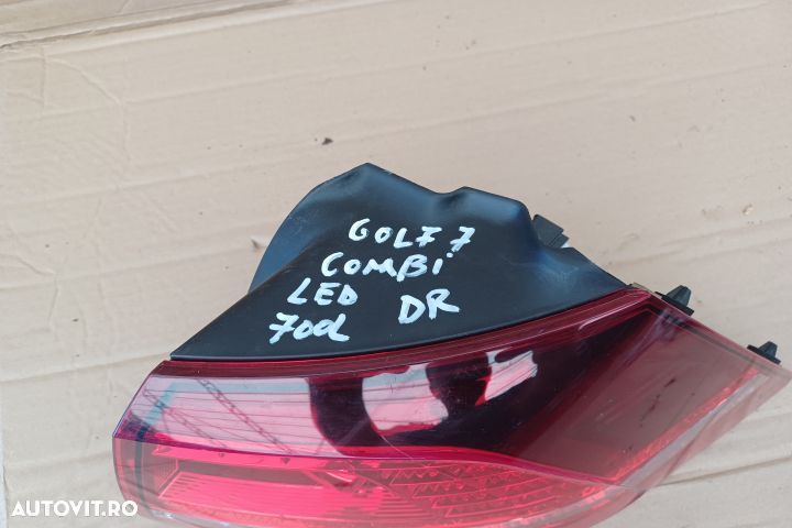 Lampa / Tripla stop dreapta pe aripa 5G0945208 Volkswagen VW Golf 7 [ - 6
