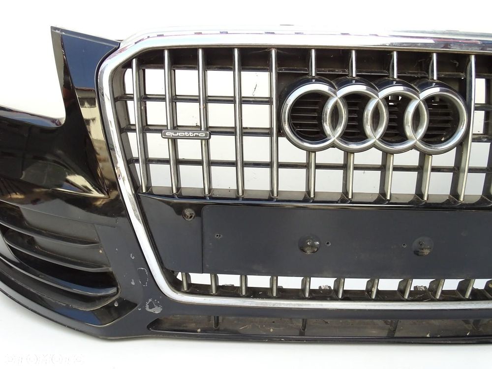ZDERZAK PRZÓD PRZEDNI + ATRAPA + HALOGENY 4x PDC LY9B AUDI Q5 8R 12-16r - 7