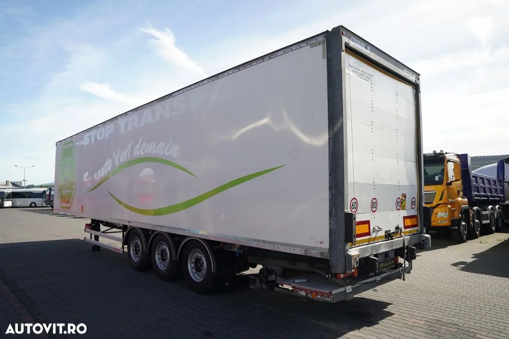 Fruehauf ONTAINER / DHOLLANDIA LIFT / 2x AXE RIDICATIVE / PODEA RESISTENTĂ / SAF / OBLOANĂ RULANTĂ - 5
