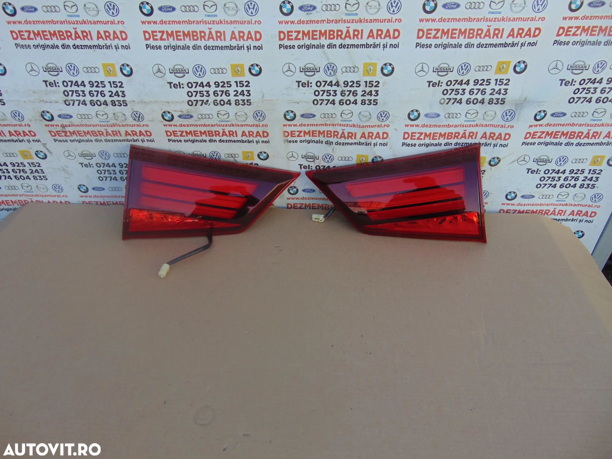Stop haion Mitsubishi Outlander 3 facelift 2016-2021 stopuri stanga dreapta tripla spate lampa - 1