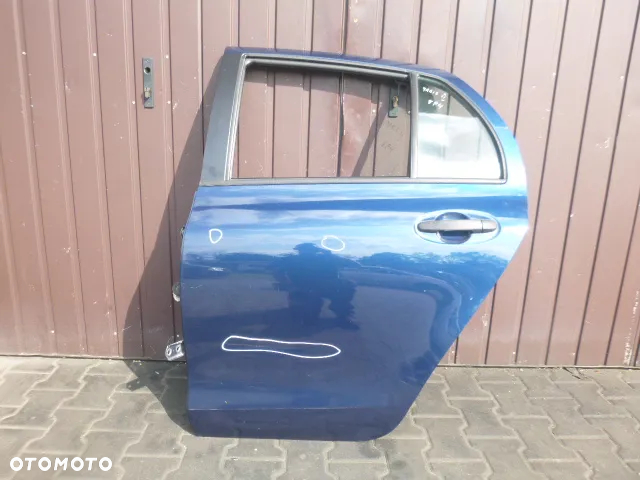DRZWI LEWY TYŁ LEWE TYLNE TOYOTA YARIS II 8P4 05-09 KOMPLETNE - 3