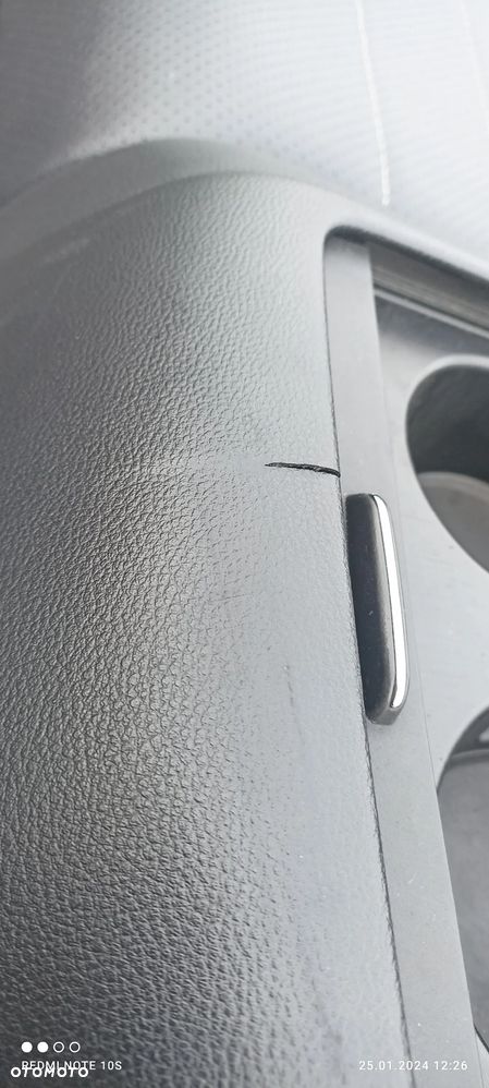 MERCEDES W207 AMG KANAPA TYLNA SKÓRA CZARNA BIAŁA NIĆ - 7