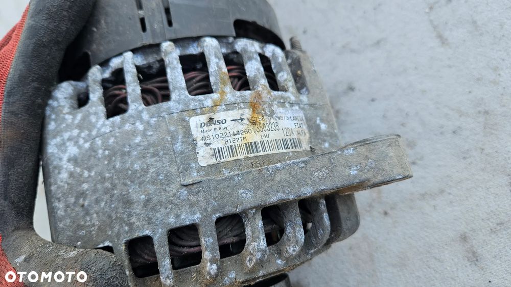 Alternator Fiat Croma II Stilo Vectra C ALfa Romeo 159 1,9 JTD CDTI 120A 73503235 - 5