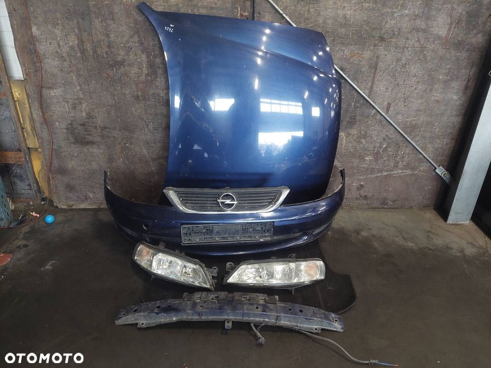 KOMPLETNY PRZÓD MASKA ZDERZAK LAMPY OPEL VECTRA B LIFT Z282 - 1