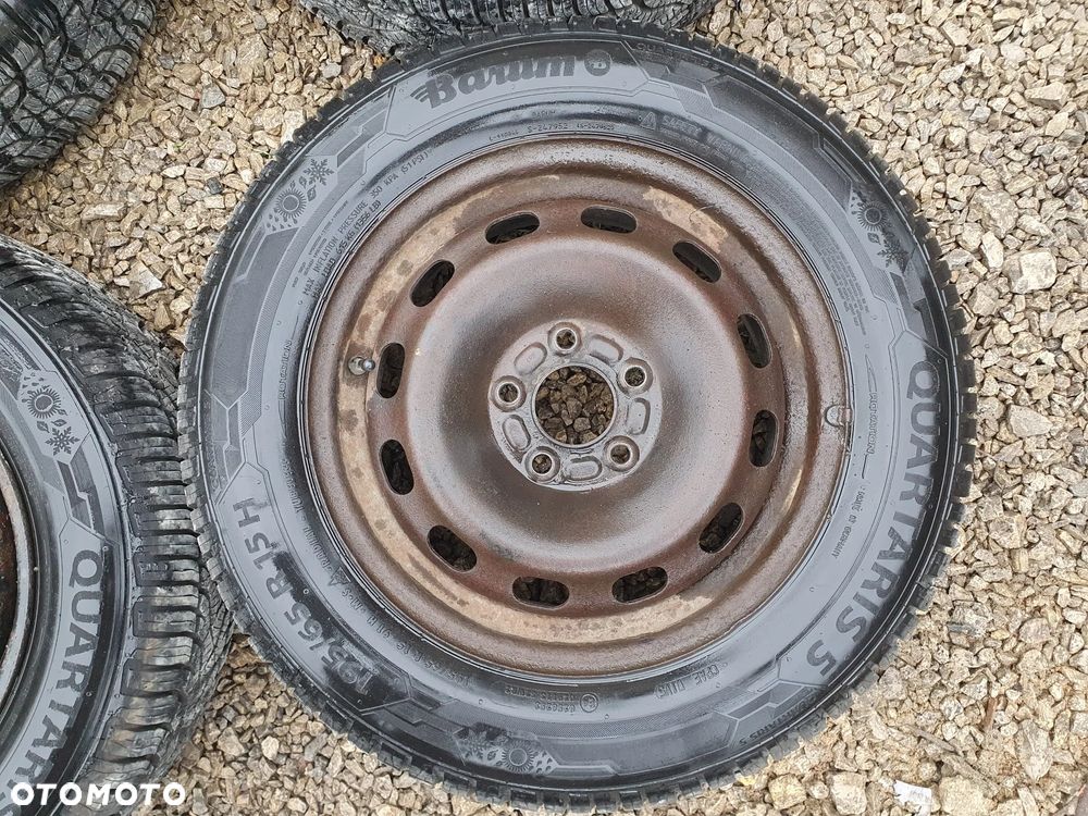 FORD 4X KOŁA FELGI R15 5x108 63,4mm OPONY 195/65/R15 7.5mm 2020r CAŁOROCZNE CAŁOSEZONOWE JAK NOWE 4x BARUM QUARTARIS 5 FOCUS FIESTA FUSION - 6