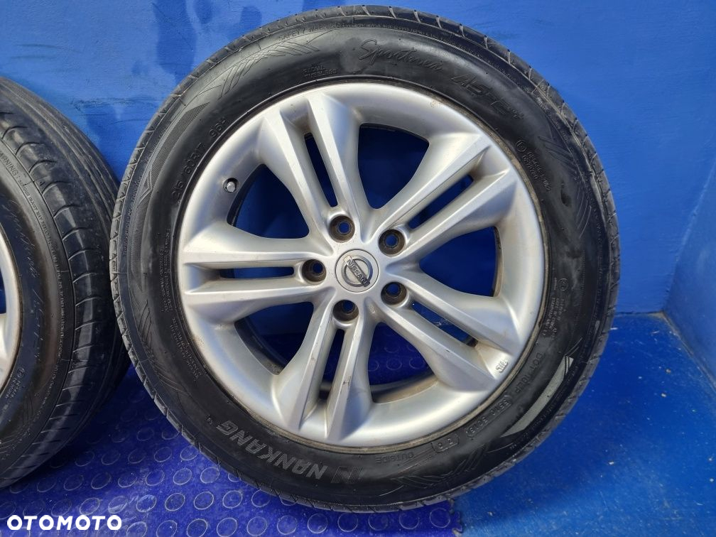 KOMPLET Felg aluminiowych NISSAN Qashqai J10 17 6,5J ET 40 5x114,3 OEM - 2