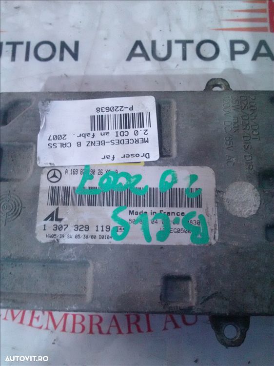 droser far mercedes benz b calss 2.0 cdi an fabr. 2007 - 1