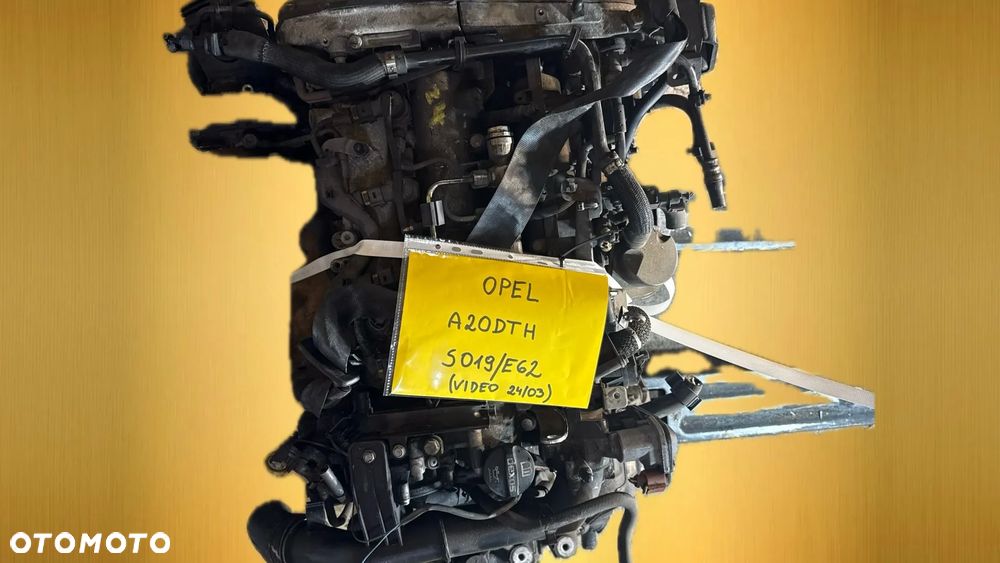 Opel A20DTH 2.0 diesel silnik kompletny z pełnym osprzętem gotowy do montażu VIDEO PRACY SILNIKA - WHATSAPP LUB LINK W OPISIE - 5