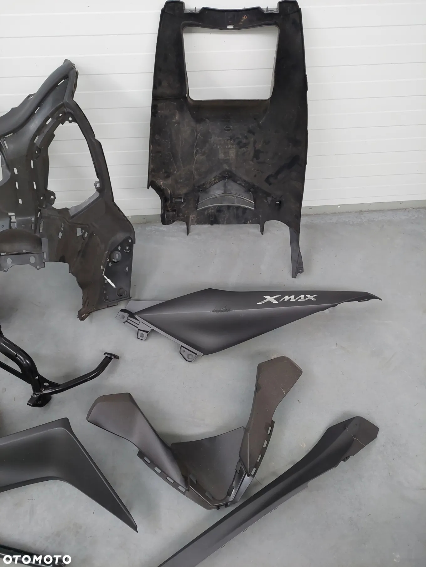 YAMAHA X-MAX 125 18r tłumik wydech stopka parkingowa stopień - 6