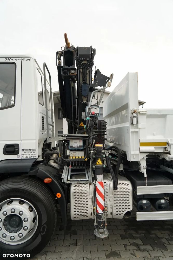 Iveco EUROCARGO 190EL32  / Wywrotka + HDS / HYDROBURTA / BORDMATIC / 3 STRONNY KIPPER - 3.5 M / EURO 6 - 21