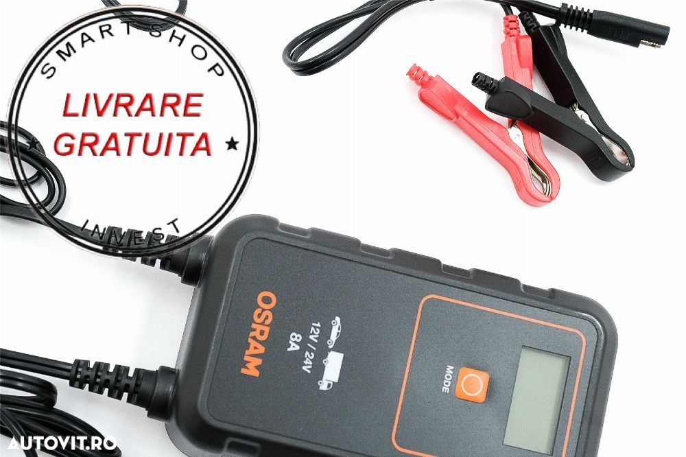 Redresor auto Osram BATTERYcharge 908 OEBCS908- livrare gratuita - 4