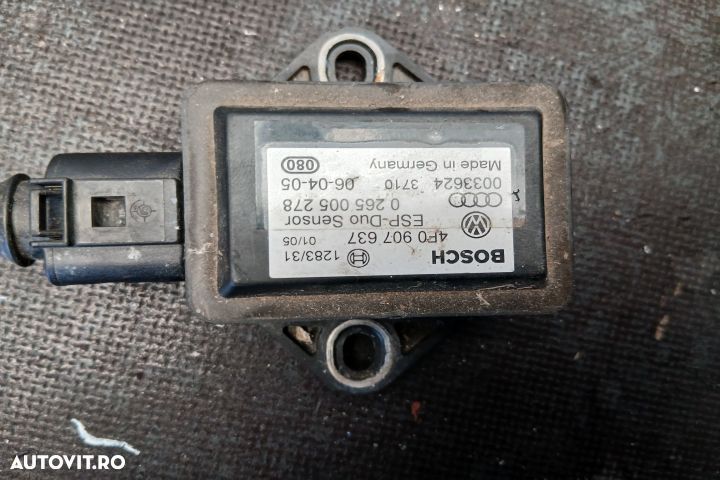 Senzor ESP 4F0907637 4F0907637 Audi A4 B7 [2004 - 2008] Avant wagon 5 - 2